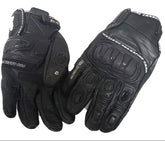 leather gloves with carbon palm slider